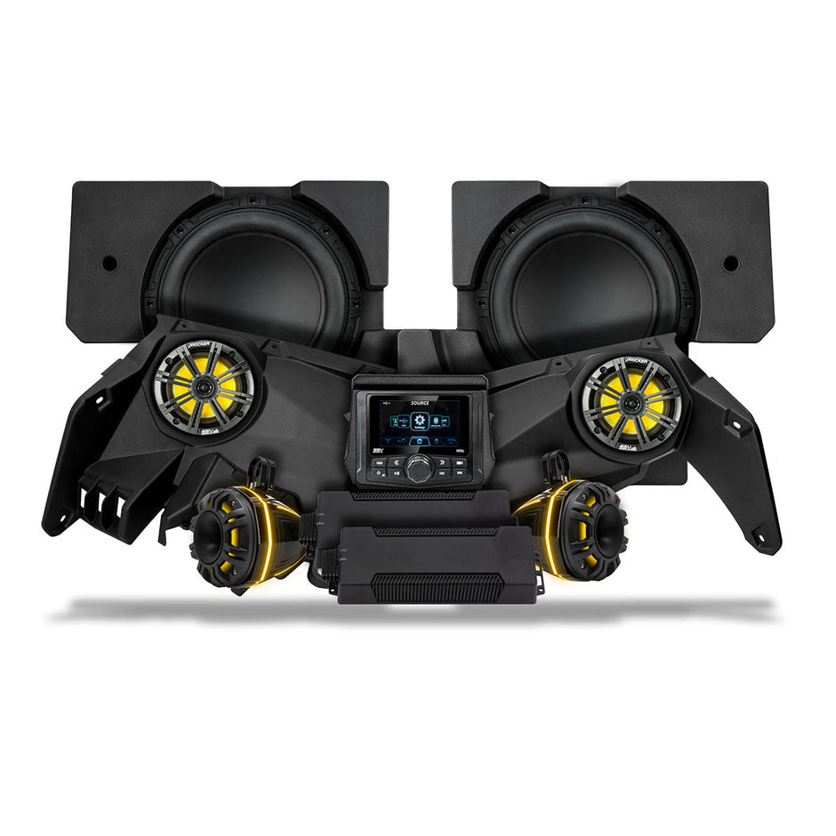 2017-2026 Can-Am® X3, Phase-6 K-Spec 6-Speaker 1650watt System w/MRB4