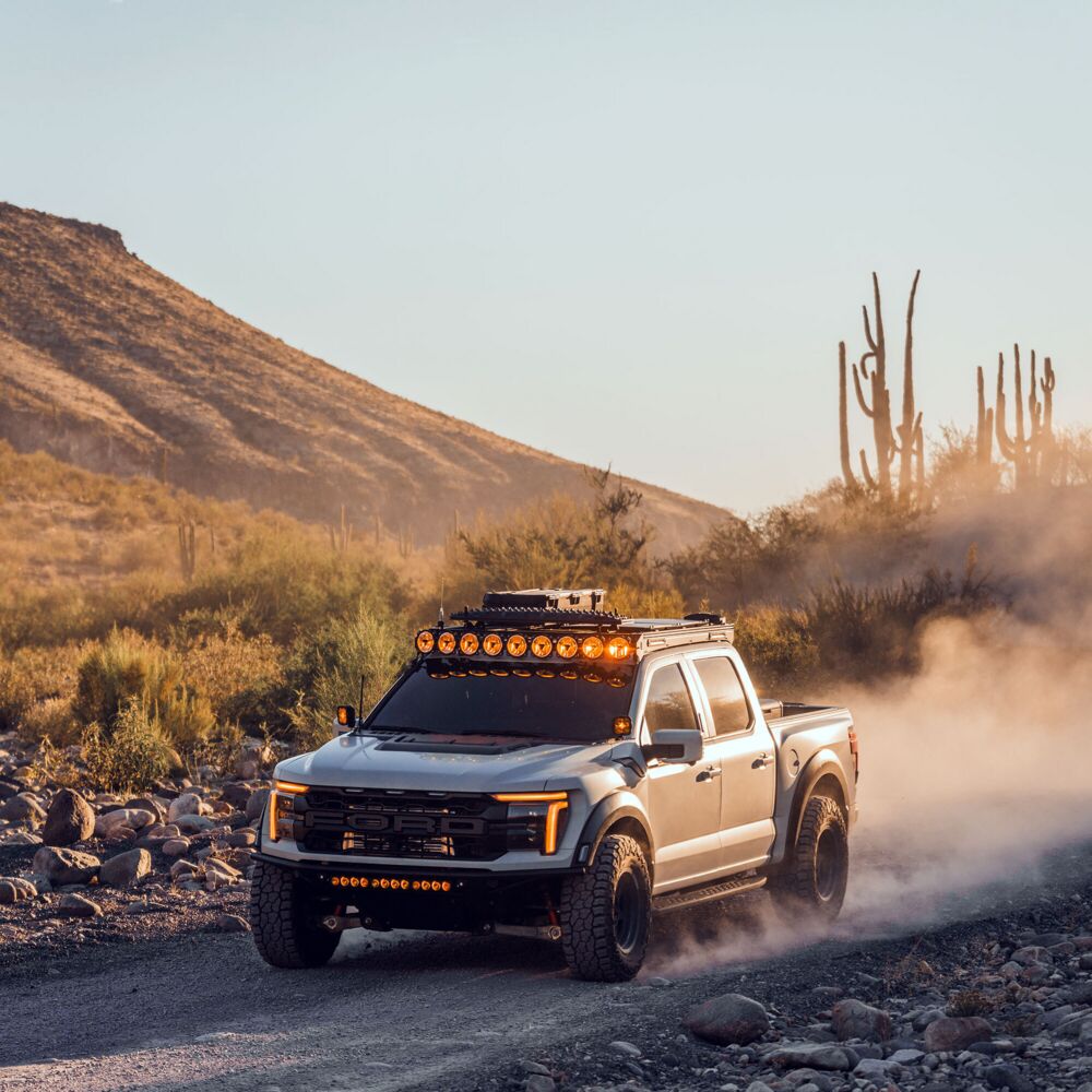 Platform One™ Roof Rack with 360° Lighting - Ford F150/Raptor (2015-2026) - #AK-92302