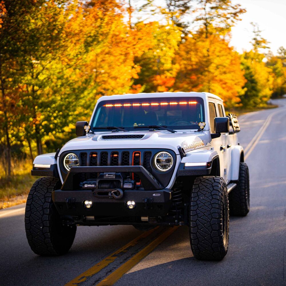 FLEX ERA® 3 Dual Mode SAE Fog LED Light Pods - 2-Light Master Kit - Jeep JK/JL/JT Steel Bumpers - # 97149