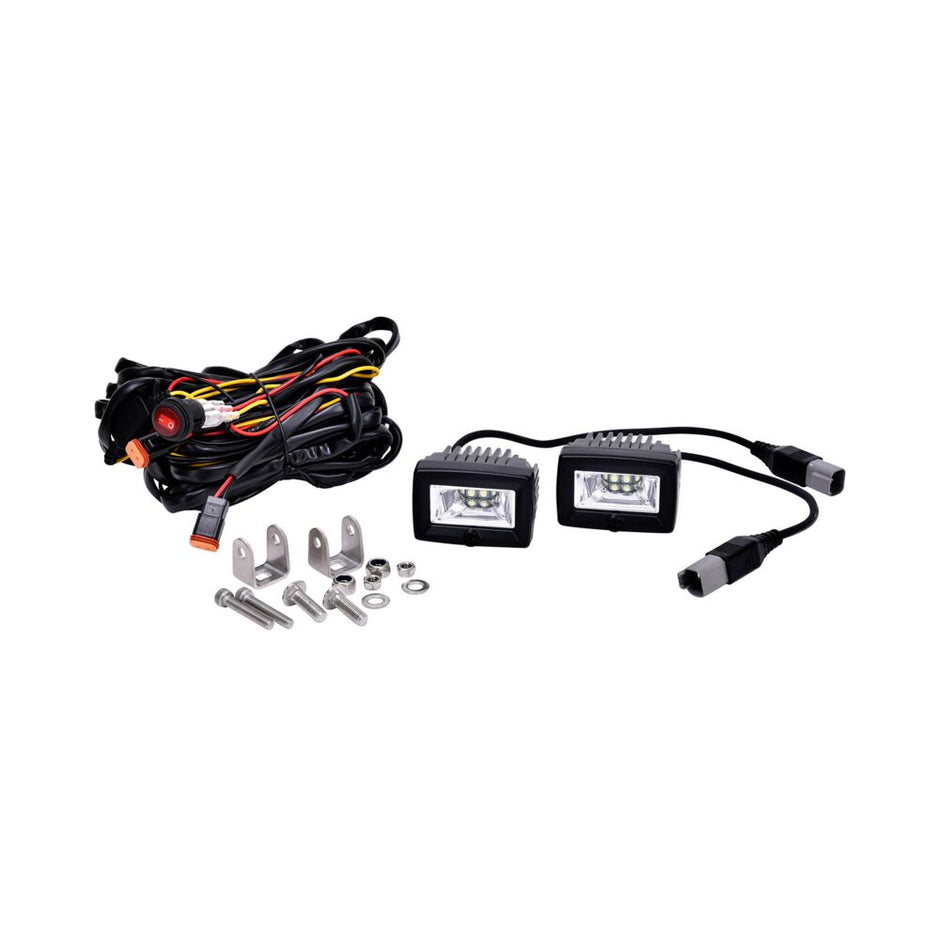 2" C-Series C2 LED - 2-Light System - 20W Flood Beam - # 328