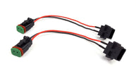 Jeep JK 10-18 H16 to DT Fog Light Adapters - # 63072