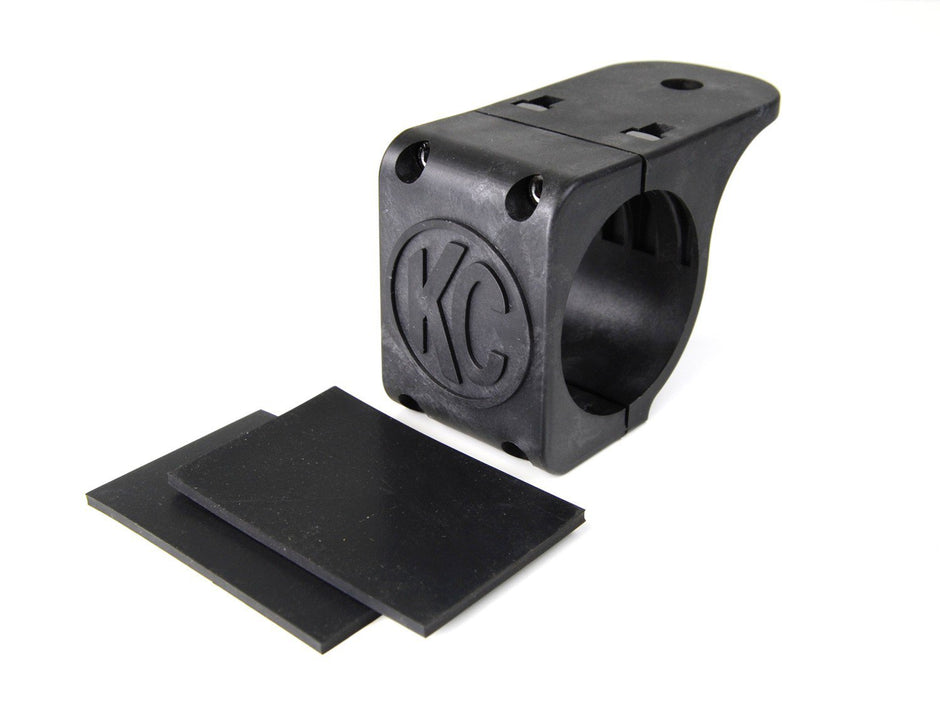 Bracket - Single - Tube Clamp Light Mount - Rubber Adjustment Shims - 2.25" - 2.5" - #7308