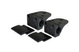 Bracket Set - Tube Clamp Light Mount - Rubber Adjustment Shims - 0.75