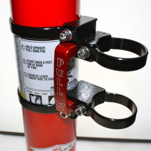 *AXIA ALLOYS - QUICK RELEASE FIRE EXTINGUISHER MOUNT W/3.25" CLAMP SET