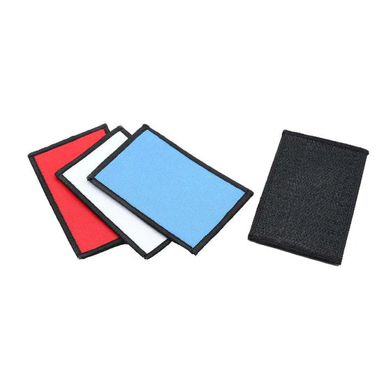 *RUGGED RADIOS - BLANK MORALE PATCH KIT: WHITE, BLUE, RED & PINK PATCHES