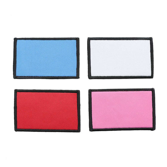 *RUGGED RADIOS - BLANK MORALE PATCH KIT: WHITE, BLUE, RED & PINK PATCHES