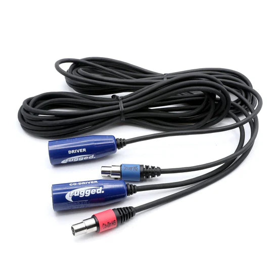 *RUGGED RADIOS - OFFROAD DRIVER AND CO-DRIVER INTERCOM CABLE BUNDLE