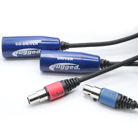 *RUGGED RADIOS - OFFROAD DRIVER AND CO-DRIVER INTERCOM CABLE BUNDLE