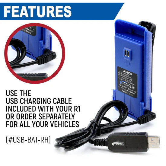 *RUGGED RADIOS - XL BATTERY FOR R1 HANDHELD RADIO