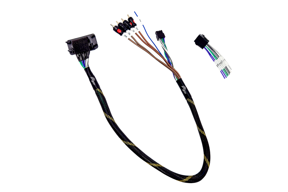 '20-'26 RZR® Pro Series Ride Command Front & Rear RCA Output + Speaker Wire & Remote | UTVS-PRO-RC-RCA-OUT