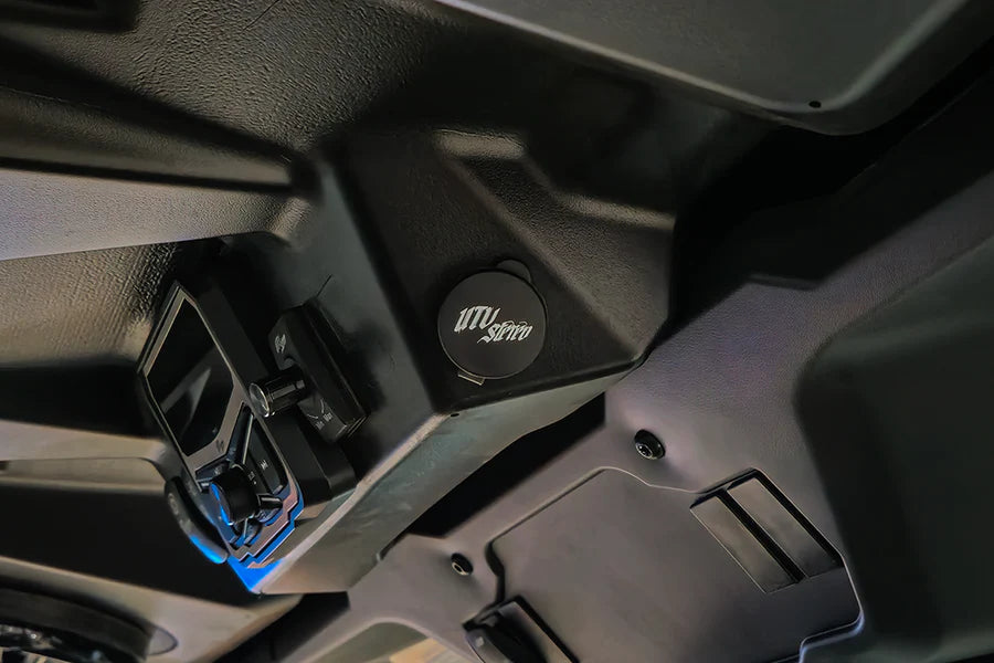 *UTV STEREO -USB & AUXILIARY FLUSH MOUNT ADAPTER FOR SOURCE UNITS