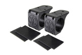 Bracket Set - Tube Clamp Light Mount - Rubber Adjustment Shims - 2.25